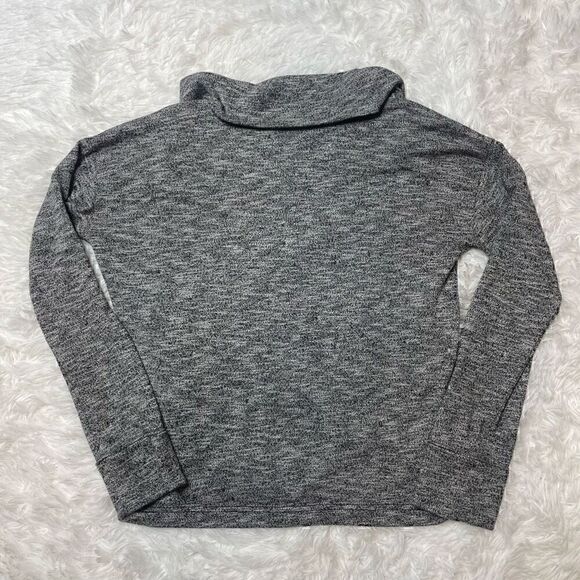 Eddie Bauer Sweater Womens Size XS Gray Wrap Shawl Snaps Long Sleeve - Picture 10 of 10